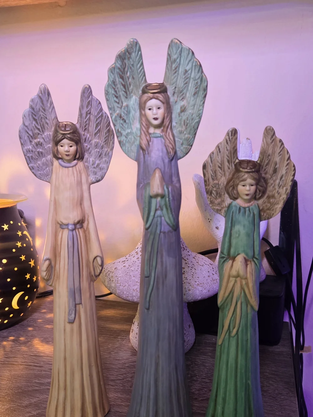 Vintage Poreclain Angel Set
